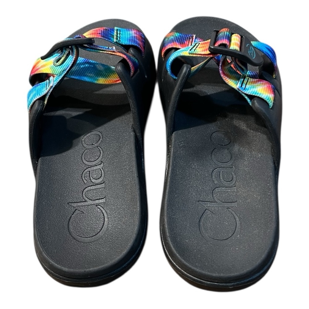 Chaco Chillo Slides Tie Dye Sandals Size 5 - Picture 7 of 9